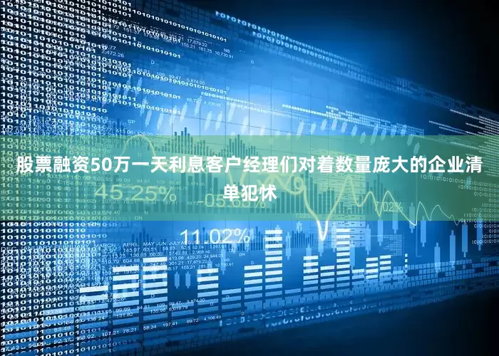 股票融资50万一天利息客户经理们对着数量庞大的企业清单犯怵